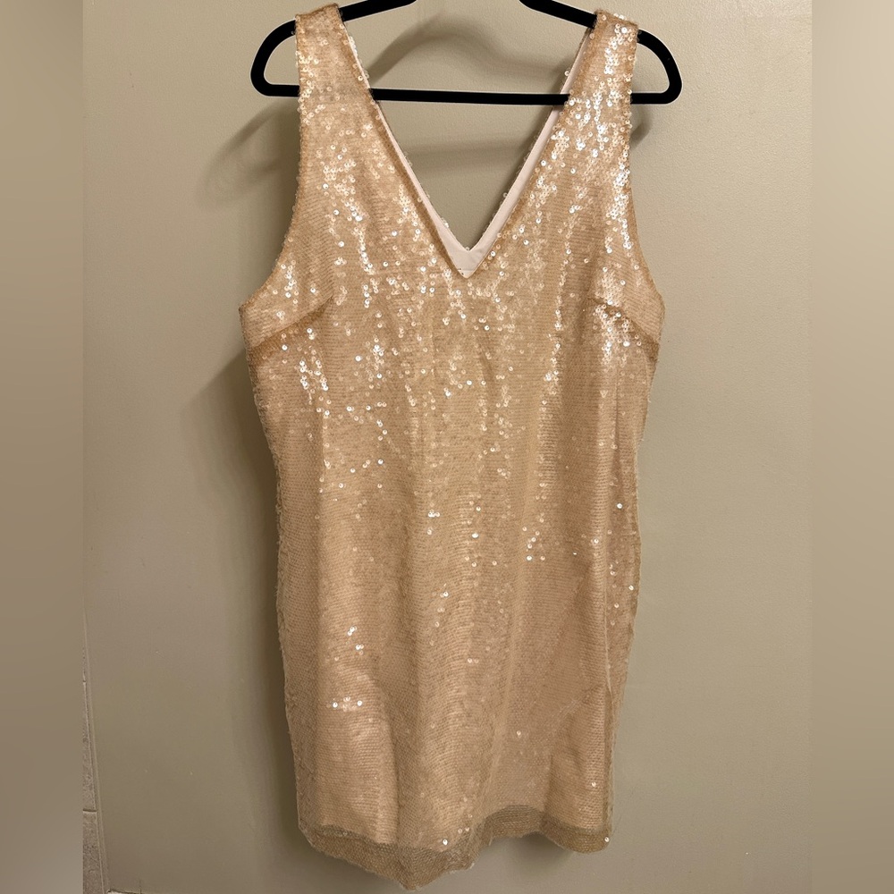 A NEW DAY size L dress sequin